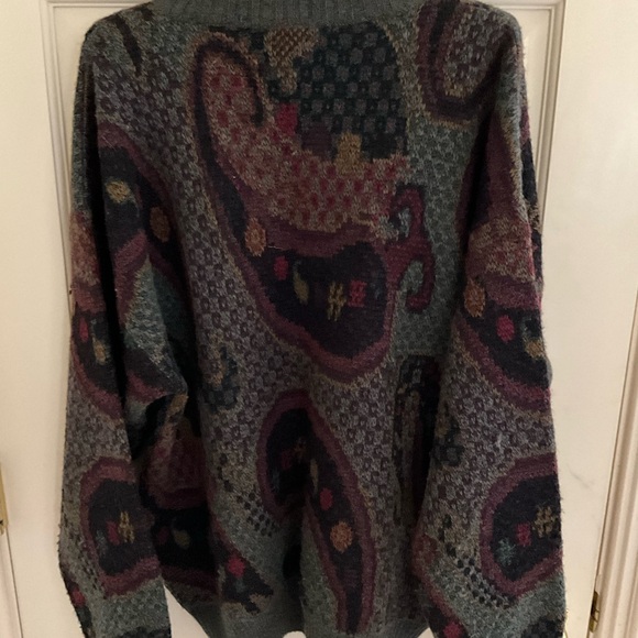 NM Colorful, Textured Men’s Sweater by International Passport-L/New Condition - Picture 3 of 8